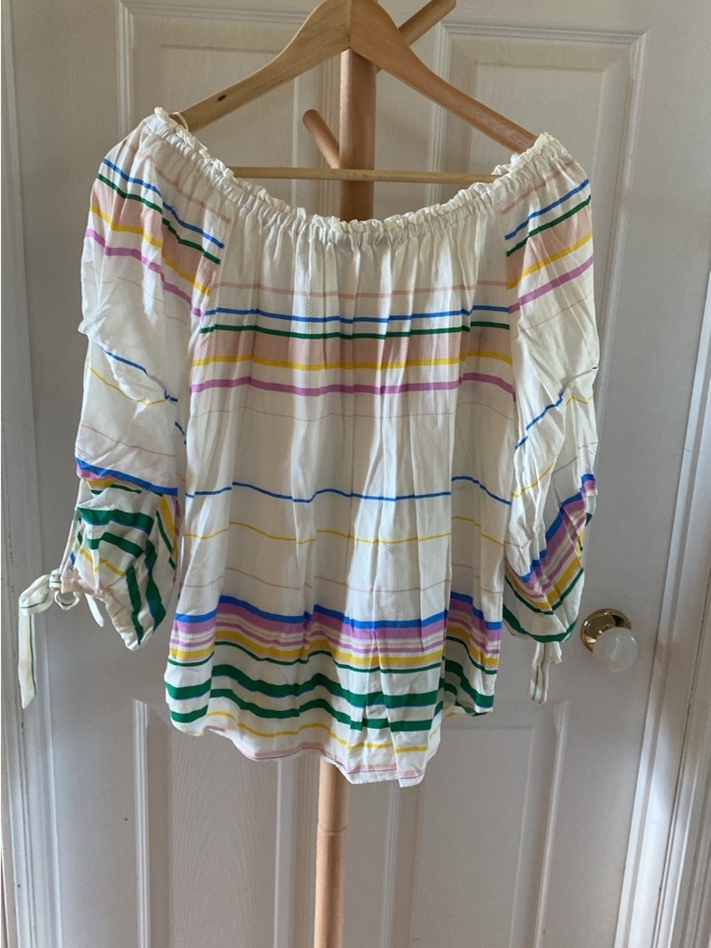 On/off shoulder blouse - Picture 2 of 9